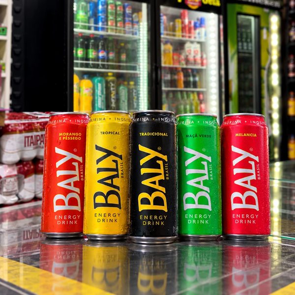 Energéticos Baly em cinco sabores